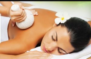 thai massage with herbal balls